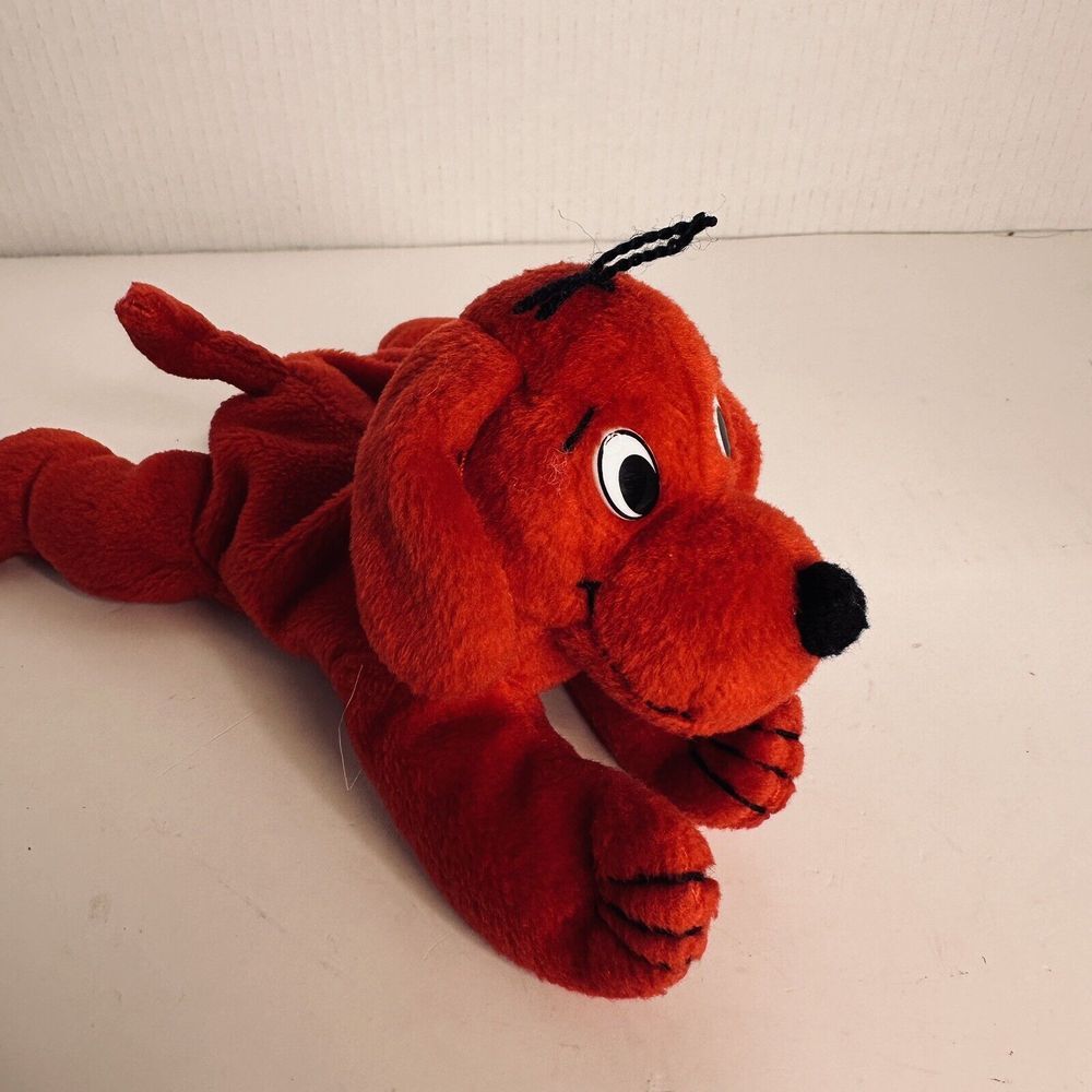 Clifford the Big Red Dog‎ Beanie Baby Plush 1997 Side Kicks Scholastic